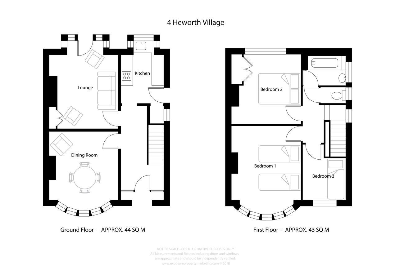 Holiday home - 4 Heworth Village - 3 Bed House *